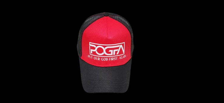 Official POGF 2 Tone Mesh Hat Red