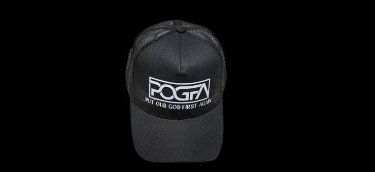 Official POGF 2 Tone Mesh Hat Black